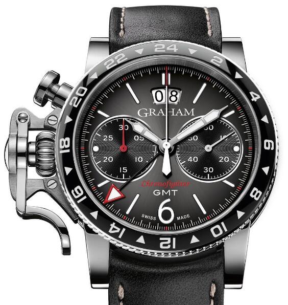 GRAHAM LONDON NEW Chronofighter Vintage GMT Black 2CVBC.B15A replica watch